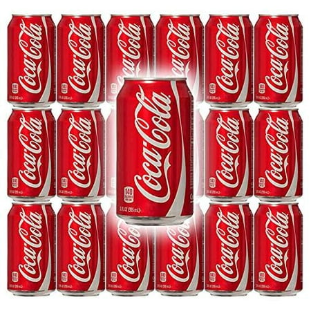 Coca Cola Soda  12 Fl Oz Cans (Pack of 18  Total)