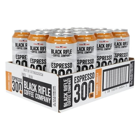 Black Rifle Coffee Company RTD (Caramel Vanilla  15 Fl Oz (Pack of 12))