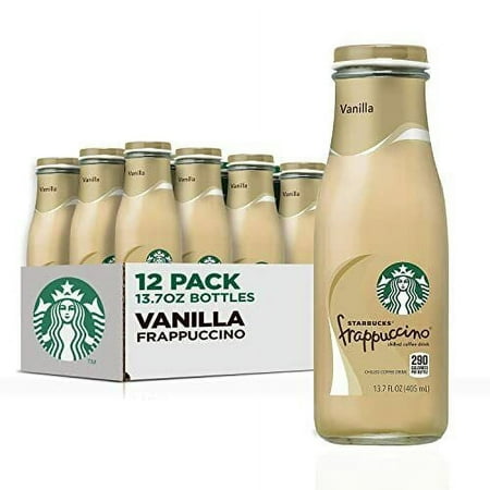 Starbucks Frappuccino Coffee Drink  Vanilla  13.7oz Bottles (12 Pack)