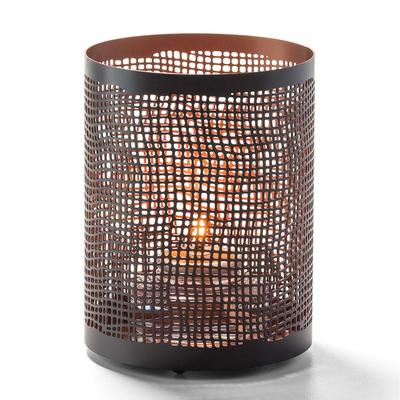 Hollowick 6317 Chantilly Votive Lamp for HD12, HD17, & HD26 - 3 1/8D X 4H, Black & Copper