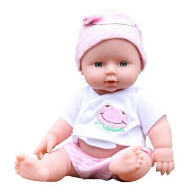 Christmas Gifts for Kids Jovati Toys Caucasian 11-inch Small Soft Body Baby Doll La Baby | Washable |Removable Pink Outfit W/ Hat & Blanket | for Chil