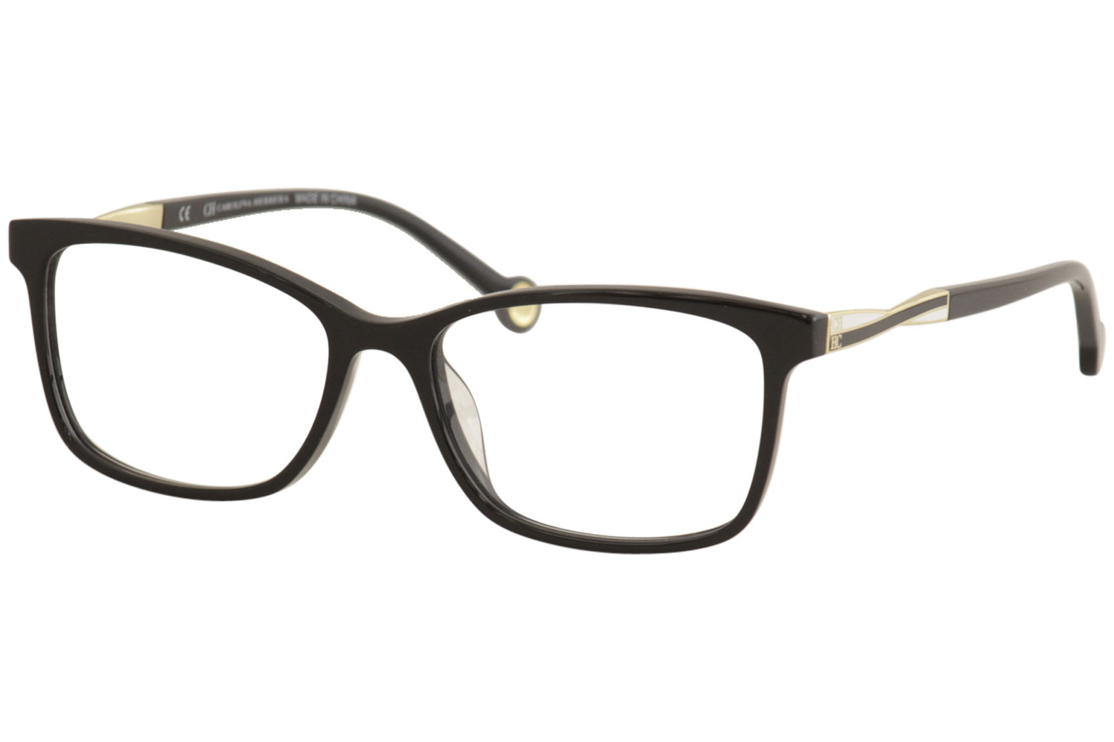 CH Carolina Herrera Eyeglasses VHE781K VHE/781/K 0700 Black Optical Frame 53mm