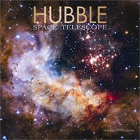 2019 Wall 12M 12X12 Hubble Space Telescope by Calendars
