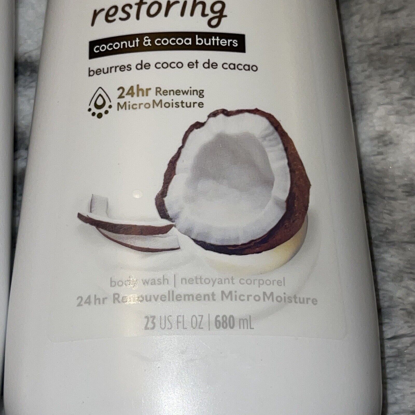 Dove Restoring Body Wash for Dry Skin Coconut Butter & Cocoa Butter - Set of 2 thumbnail