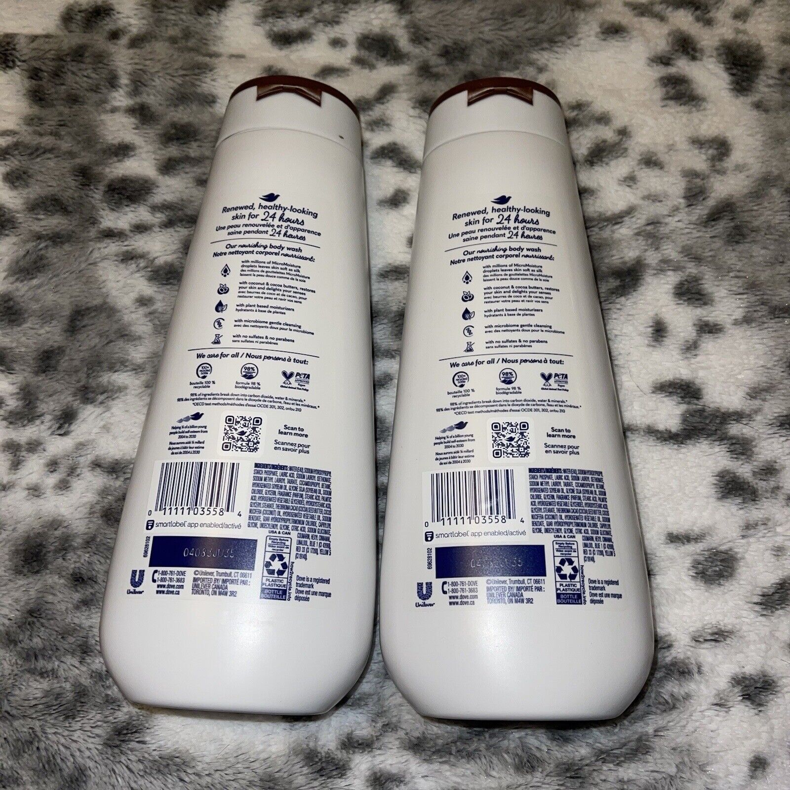 Dove Restoring Body Wash for Dry Skin Coconut Butter & Cocoa Butter - Set of 2 thumbnail