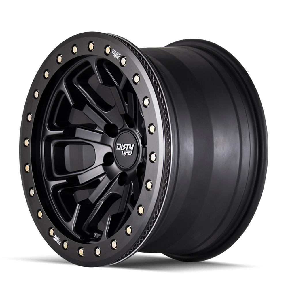 Dirty Life Dt-1-9303 17X9 5X127 -38Et 78.1Cb Matte Black W/Simulated Ring