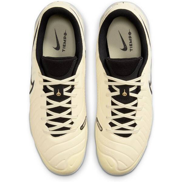 Nike Tiempo Legend 10 Academy IC Indoor Soccer Shoe Lemonade/Black/Metallic Gold Coin-7.5 thumbnail
