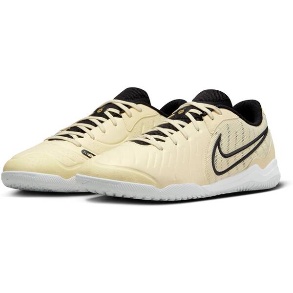 Nike Tiempo Legend 10 Academy IC Indoor Soccer Shoe Lemonade/Black/Metallic Gold Coin-7.5 thumbnail