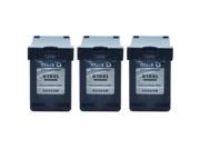 Recertified - 3PK Ink Cartridges 61 XL for HP BLACK Deskjet 2540 3000 3050 1000 1510 2000 2510