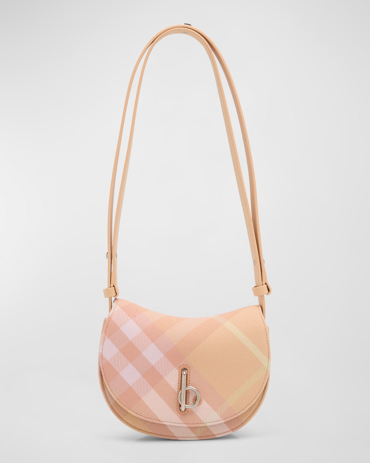 Burberry Burberry Mini Check Rocking Horse Crossbody Bag Women S Purse