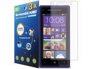 3x HTC Windows Phone 8X 6990 PM23300 Clear LCD Screen Protector Guard Cover Film