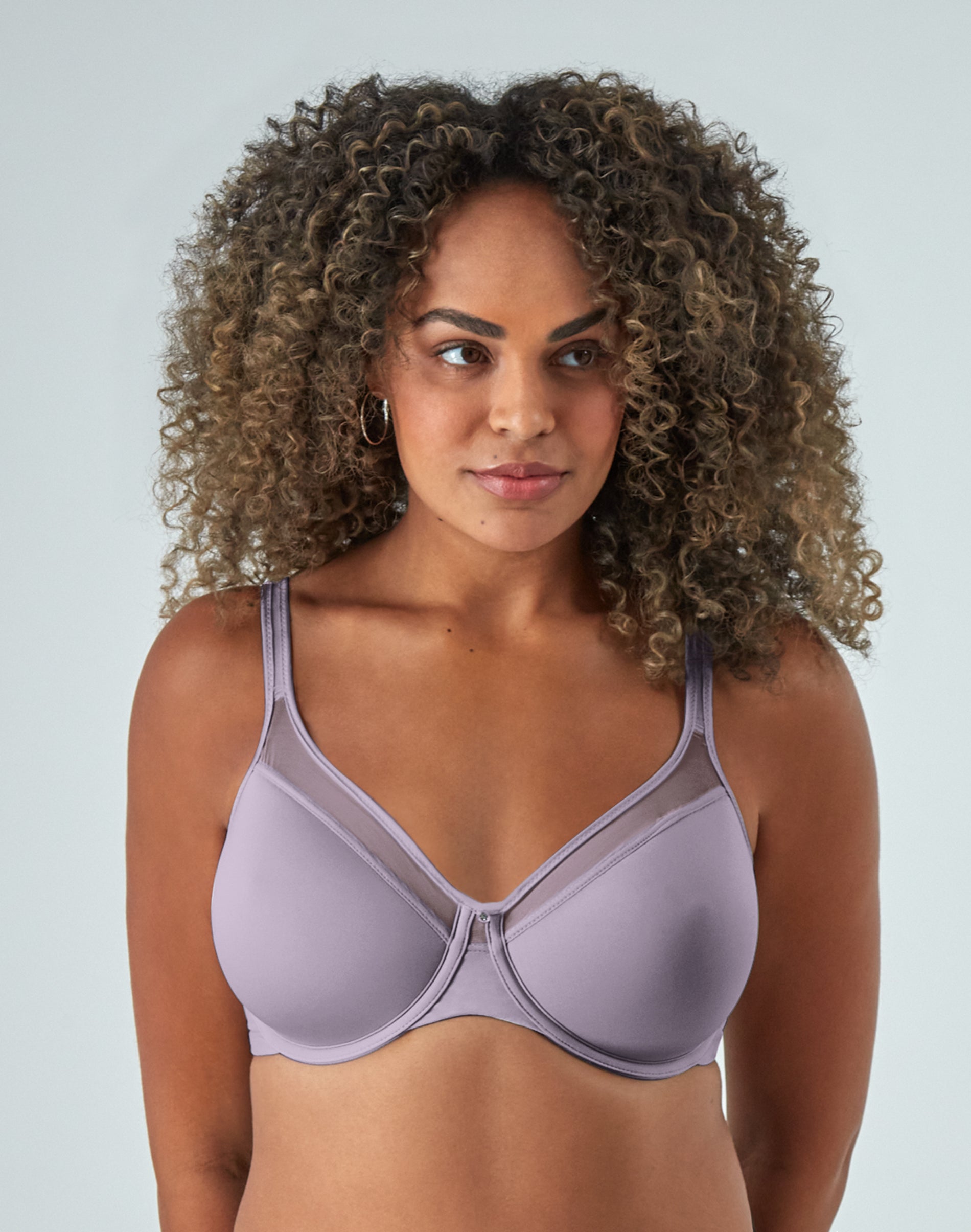 Bali One Smooth U Ultra Light Shaping Underwire Bra 3439 - Smoked Lilac