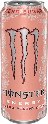 Monster Energy  Ultra Peachy Keen  Sugar Free Energy Drink  16 Fl Oz  4 Pack thumbnail