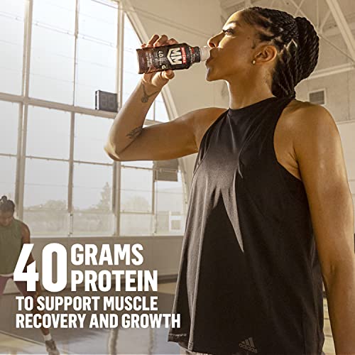 Muscle Milk Pro Advanced Nutrition Protein Shake, Intense Vanilla, 14 Fl Oz Bottle, 12 Pack, 40g Protein, 1g Sugar, 16 Vitamins & Minerals, 6g Fiber, thumbnail