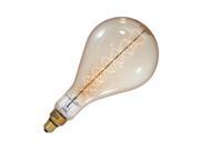 Bulbrite 810023 - 60 Watt 120 Volt PS56 Medium Screw Base Amber Light 2200K (NOS60-PS/PEND/SWAG/SET)