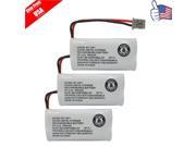 3x Cordless Phone Battery for Uniden BT-1016 BT-1021 BT-1025 BT-1008 BT1021 USA