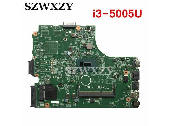 For Inspiron 3443 3543 Laptop Motherboard 13269-1 FX3MC with SR244 I3-5005U CPU CN-0CW5N0 0CW5N0 CW5N0