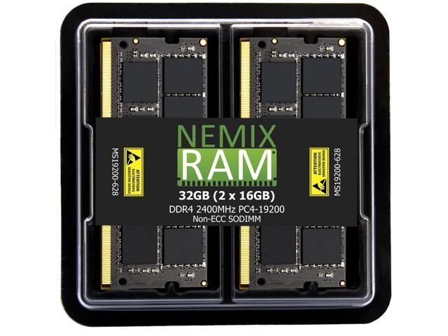 NEMIX RAM 32GB (2 X 16GB) DDR4 2400MHz PC4-19200 Non-ECC SODIMM Compatible with POSIFLEX XT-6317 JIVA High-End Fanless POS Terminal