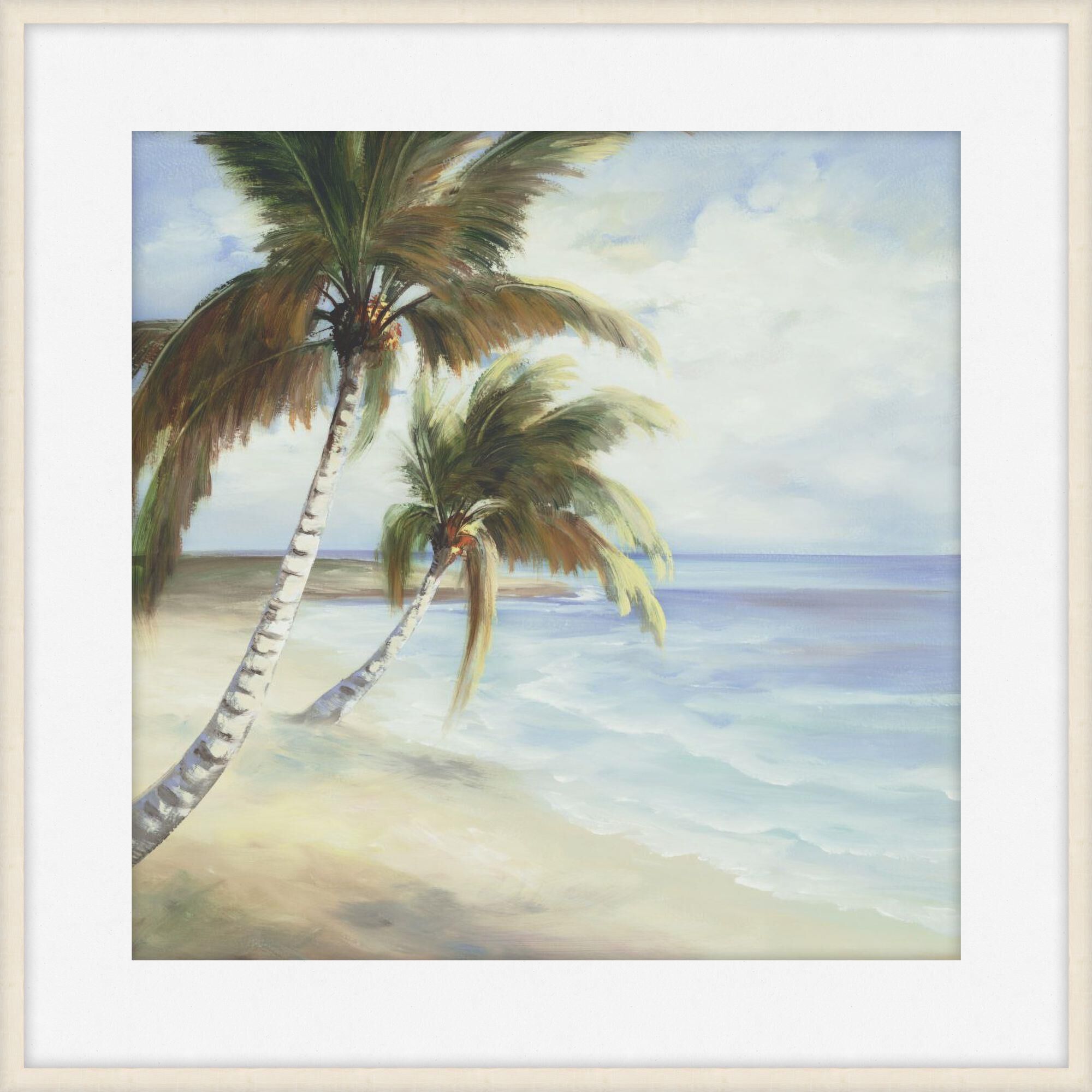 Level 57 Studio L57 Impressions Tilting Palms Print Tilting Palms - D2746S54908-4542 - Tropical
