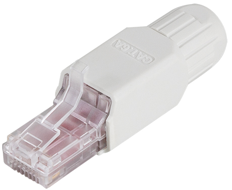 LogiLink Field Assembly Cat.6A RJ45 Plug. Unshielded. One-piece Type