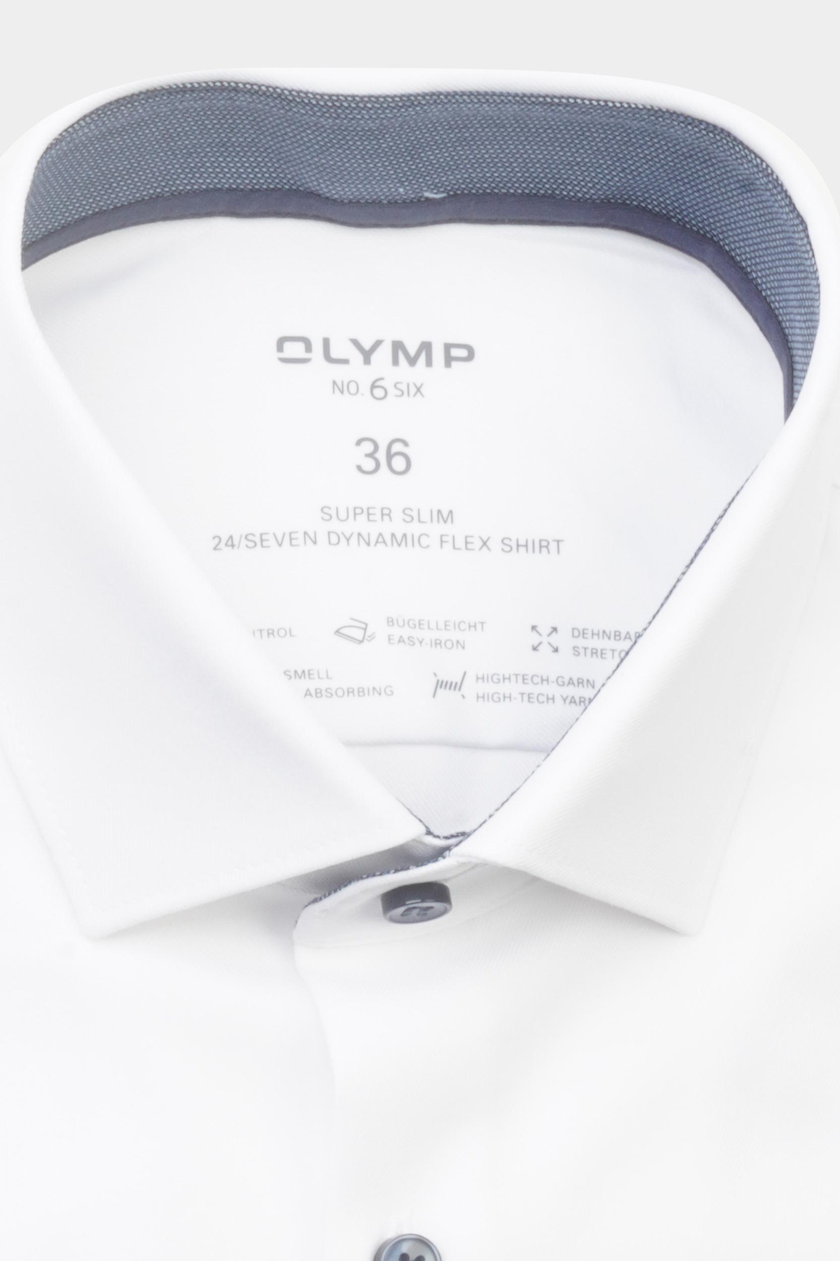Olymp Business Hemd Lange Mouw Wit 2554/54 Hemden 255454/00 thumbnail