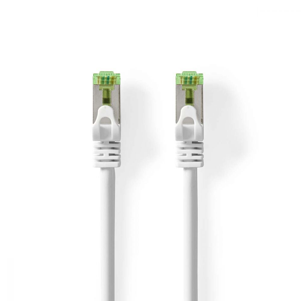3m CAT7 Network Ethernet Cable Gold Plated PiMF S/FTP LSZH White thumbnail