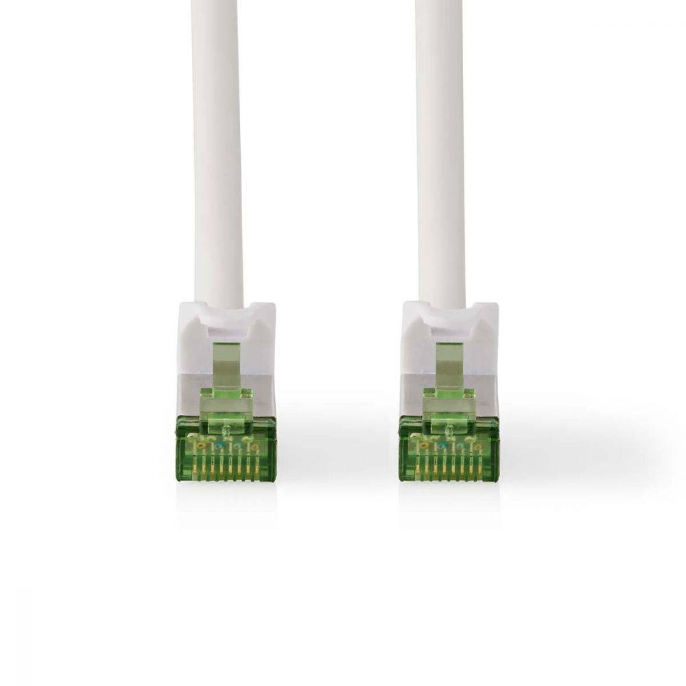 3m CAT7 Network Ethernet Cable Gold Plated PiMF S/FTP LSZH White thumbnail