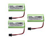 3x 900mAh Battery for Uniden BT-1021 BT-1025 BT-1008S BT-1016 WITH43-269 WX12077