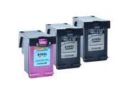2X Black + 1X Color Ink Compatible for HP 61 XL 61XL DeskJet 2510 2512 2514 2540