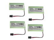 4x 900mAh BT-1008 Phone Battery for UnidenBT-1016 BT-1021 BT-1025 WITH43-269 USA