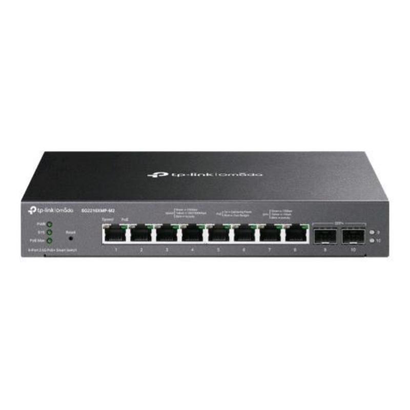 TP-Link SG2210XMP-M2 Omada 8-Port 2.5GBASE-T and 2-Port 10GE SFP+ Smart Switch with 8-Port PoE+