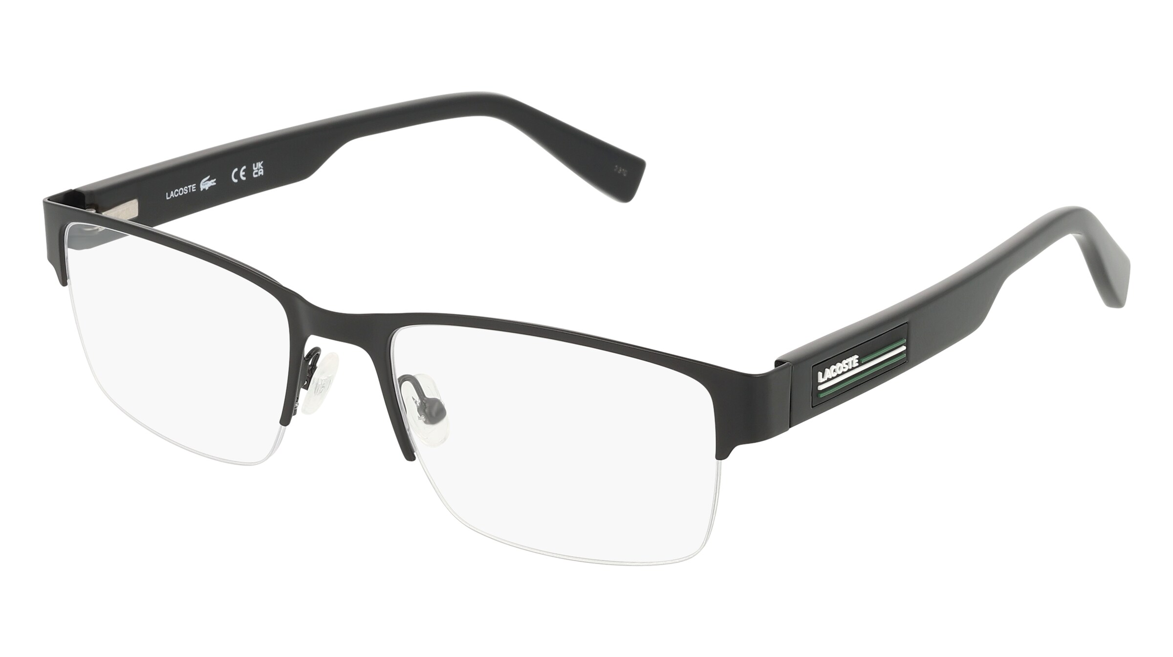 Lacoste, Sunglasses, Unisex, Black, 54 MM, Matte Black Eyewear Frames thumbnail