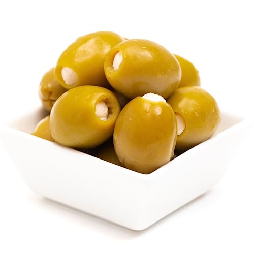 Sanniti Truffle Cheese Stuffed Greek Olives, Net Weight 16 Oz - Drained Weight 10 Oz (Pack of 2) thumbnail