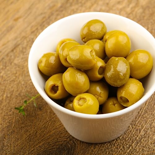 Sanniti Truffle Cheese Stuffed Greek Olives, Net Weight 16 Oz - Drained Weight 10 Oz (Pack of 2) thumbnail
