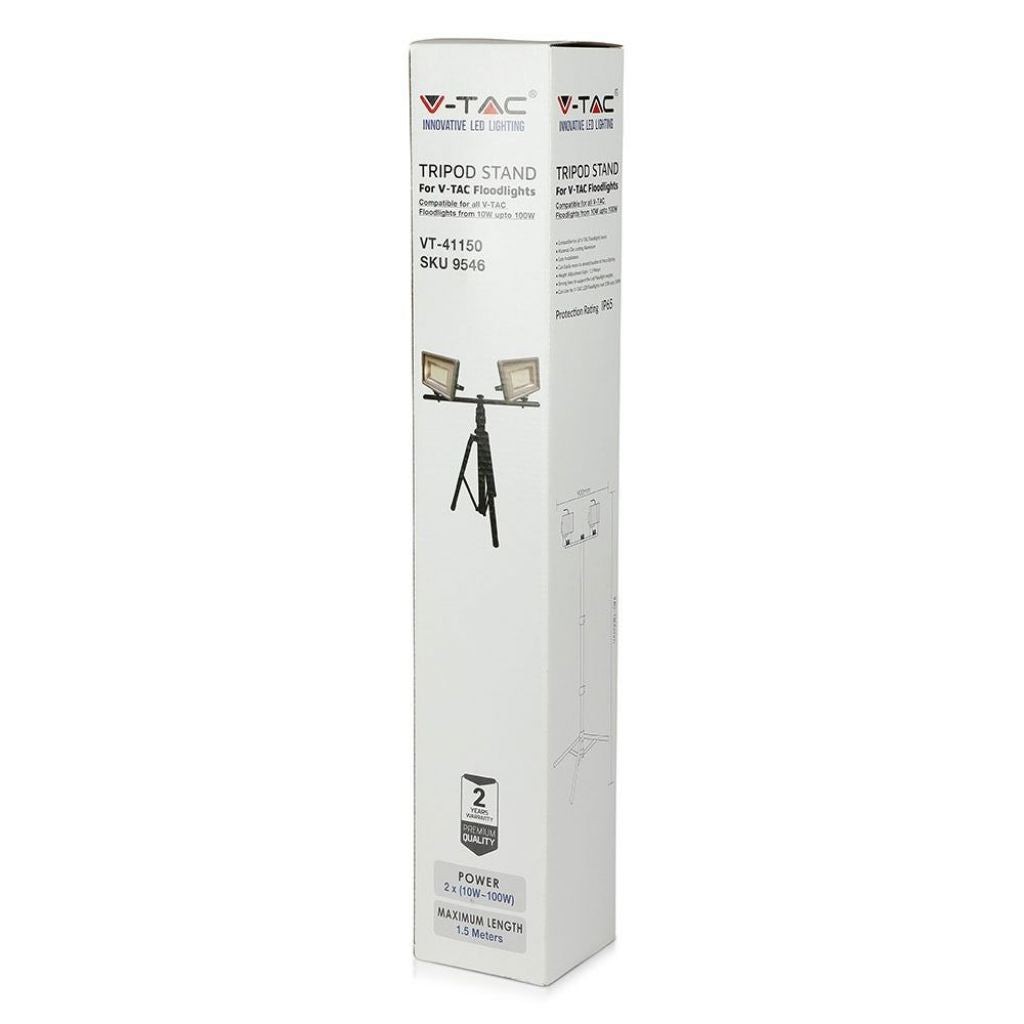 Projecteurs LED Noirs - Trépied - Support - IP65