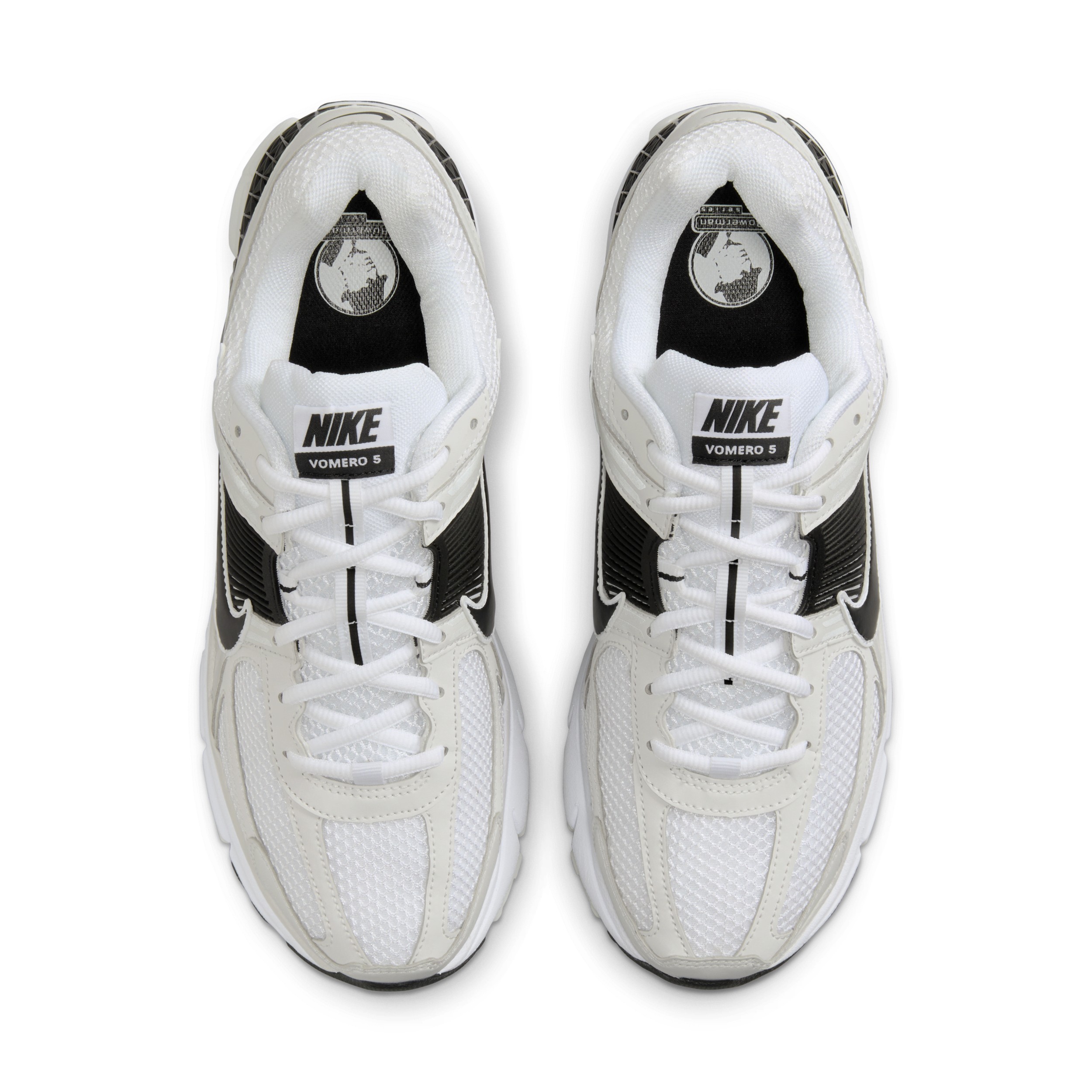 Nike Zoom Vomero 5 - WHITE/BLACK-PLATINUM TINT - Unisex - 12.5