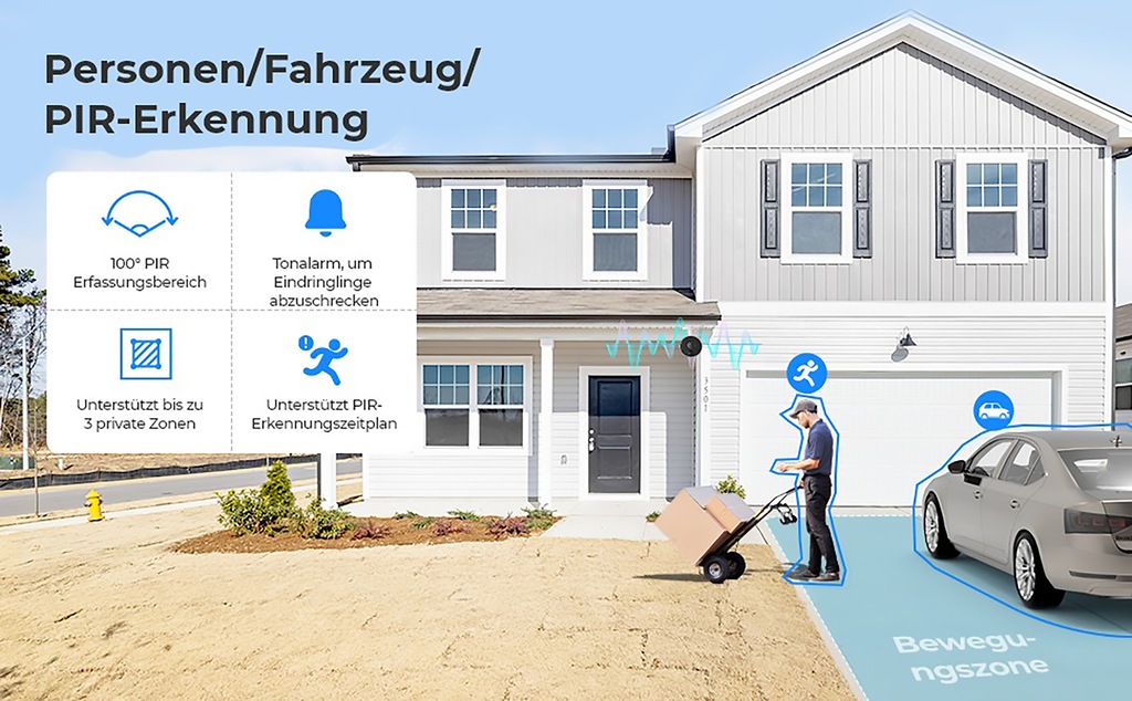 Reolink B320 Argus Outdoor CCTV Camera Wi-Fi, 3MP, Infrared, Batte thumbnail