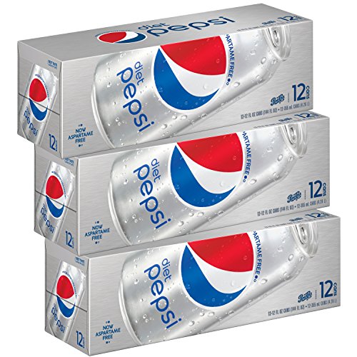 Diet Pepsi Soda, Fridge Pack Bundle, 12 Fl Oz, 36 Cans thumbnail