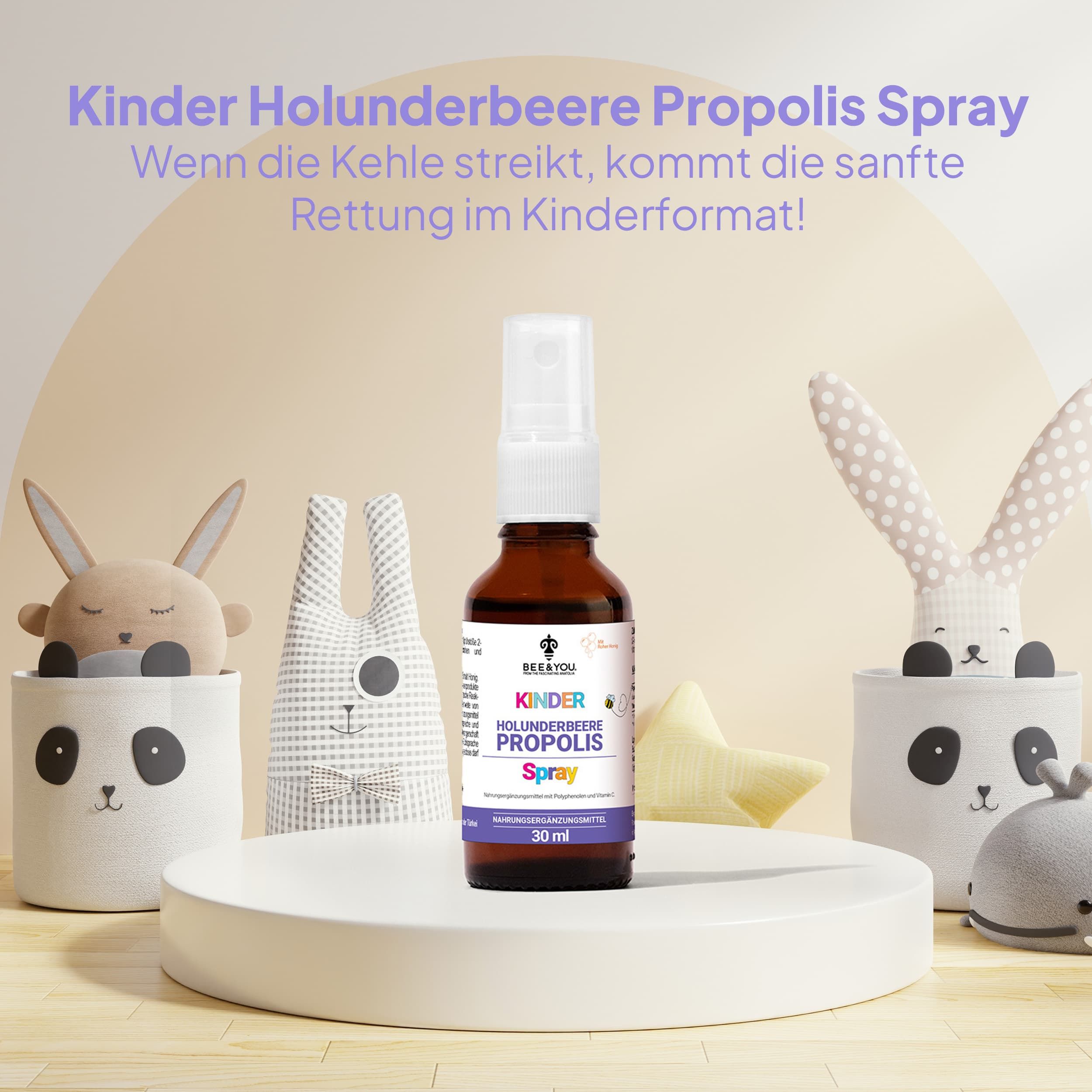Bee&You Kinder Holunderbeere Propolis Spray thumbnail