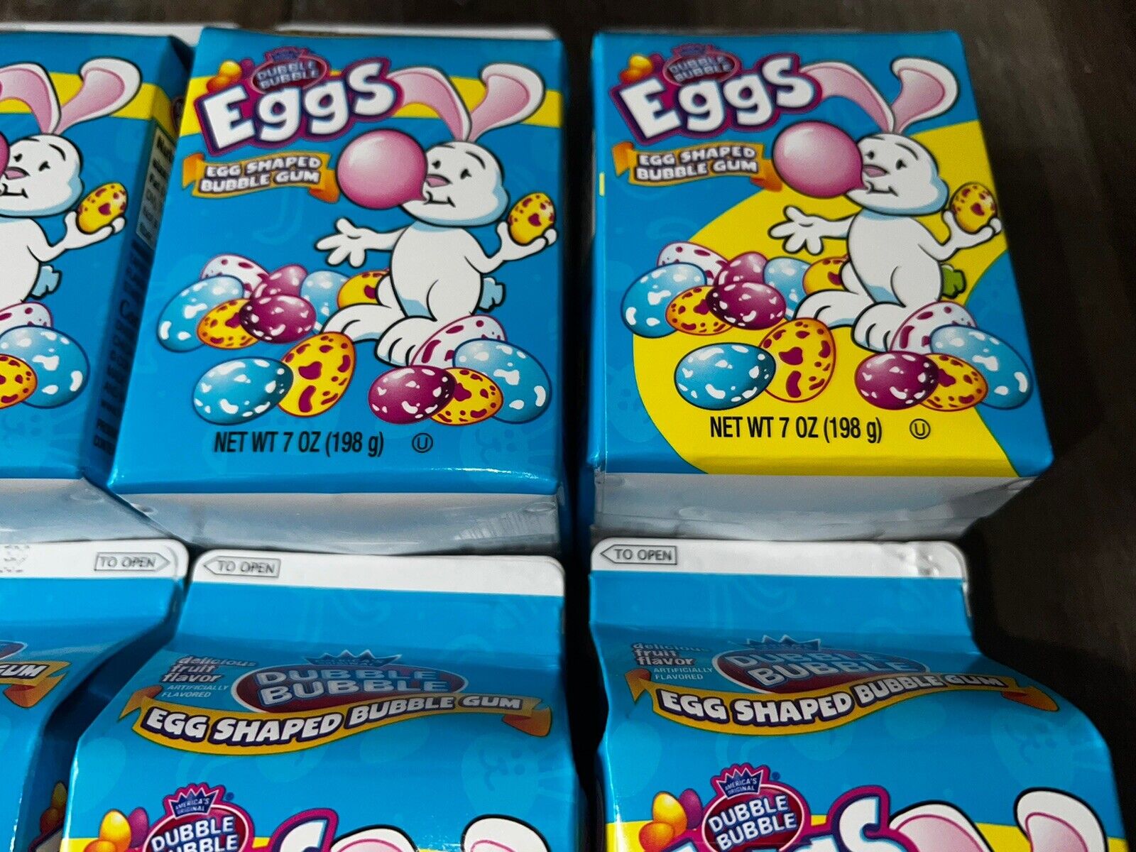 Dubble Bubble ~ Bubble Gum Eggs Easter 6-Boxes 7 Oz. Each ~ Expires 12/2025 thumbnail