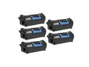 Compatible New York Toner 5 Pack of Dell 331-9797 GDFKW T6J1J Toner Cartridge - Black
