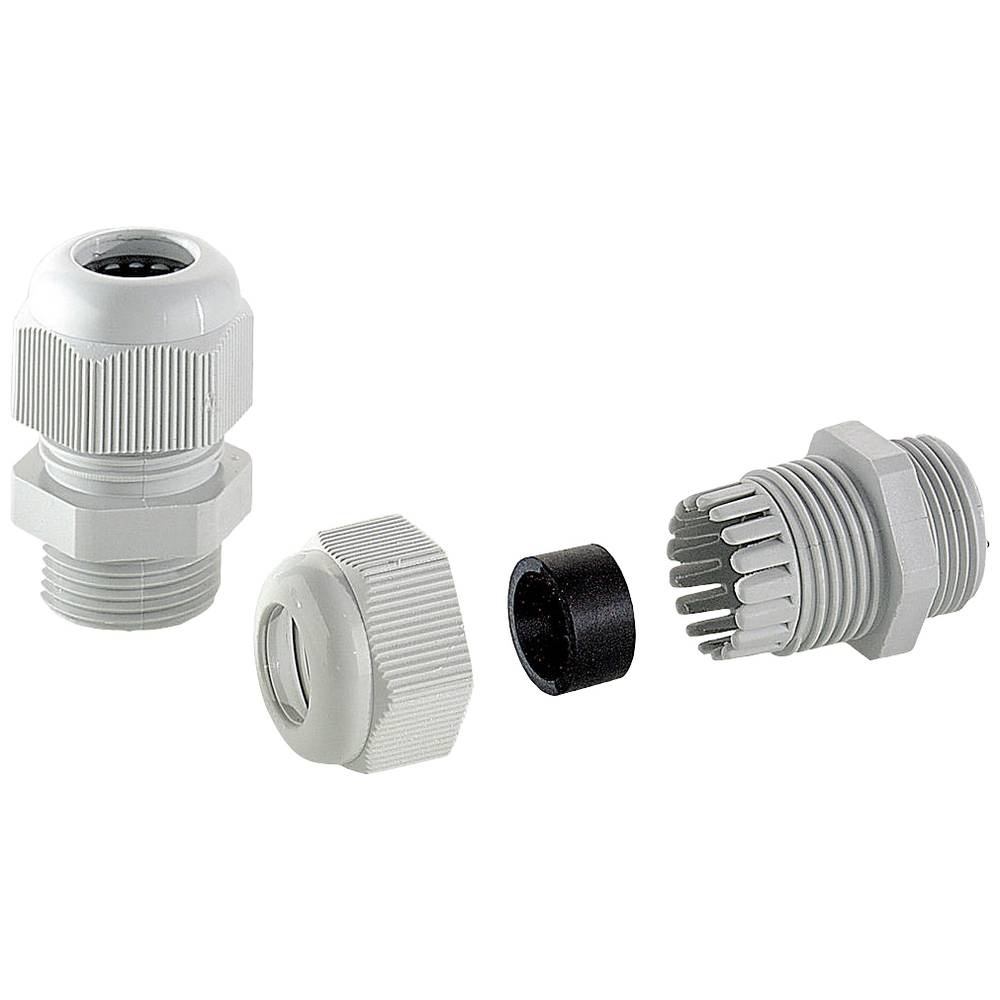 BOPLA 10000500 Cable Gland Strain Relief PG16 Polyamide Grey-white