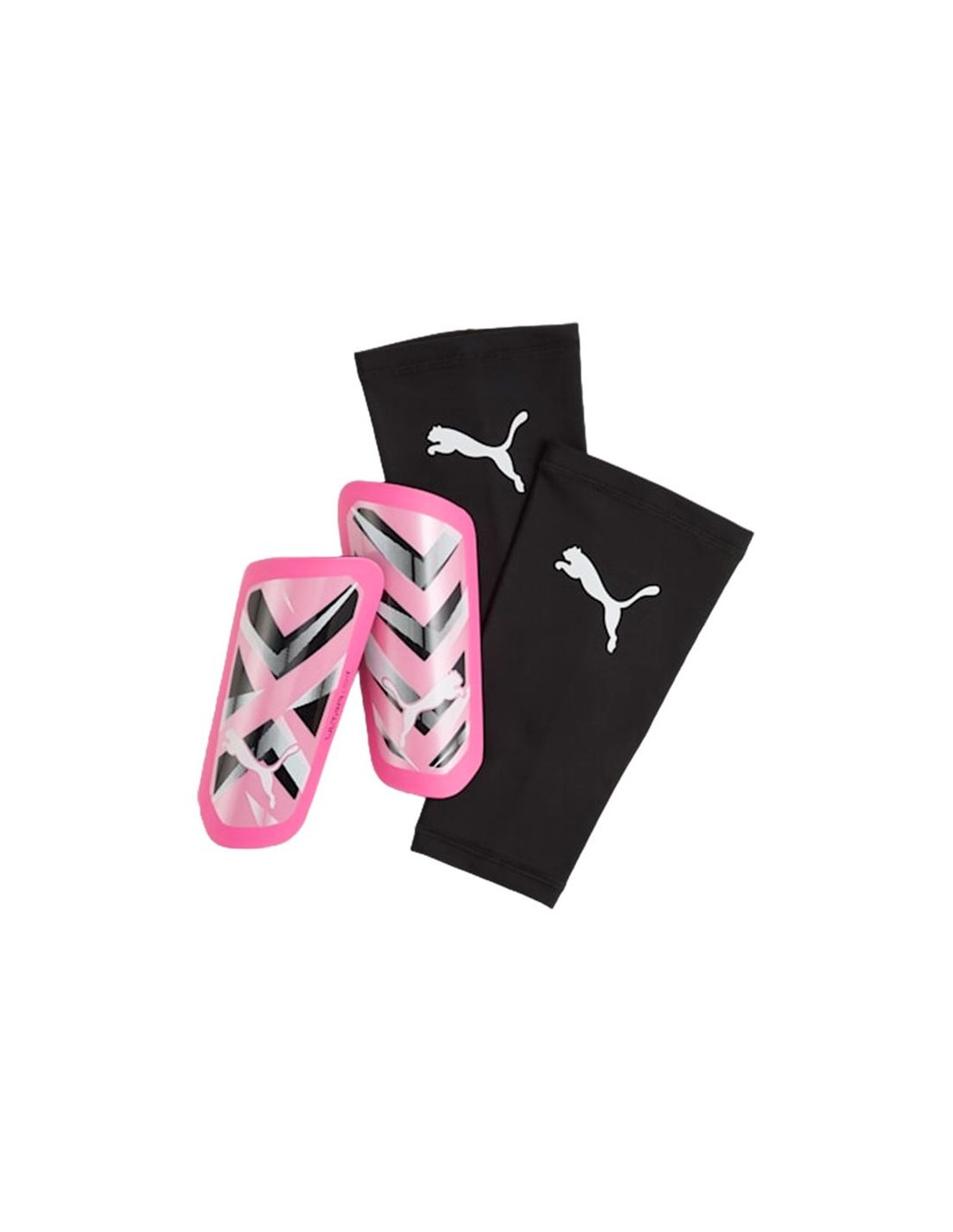 PUMA Ultra Light Sleeve Schienbeinschoner 08 - Poison Pink/puma White/puma Black XL