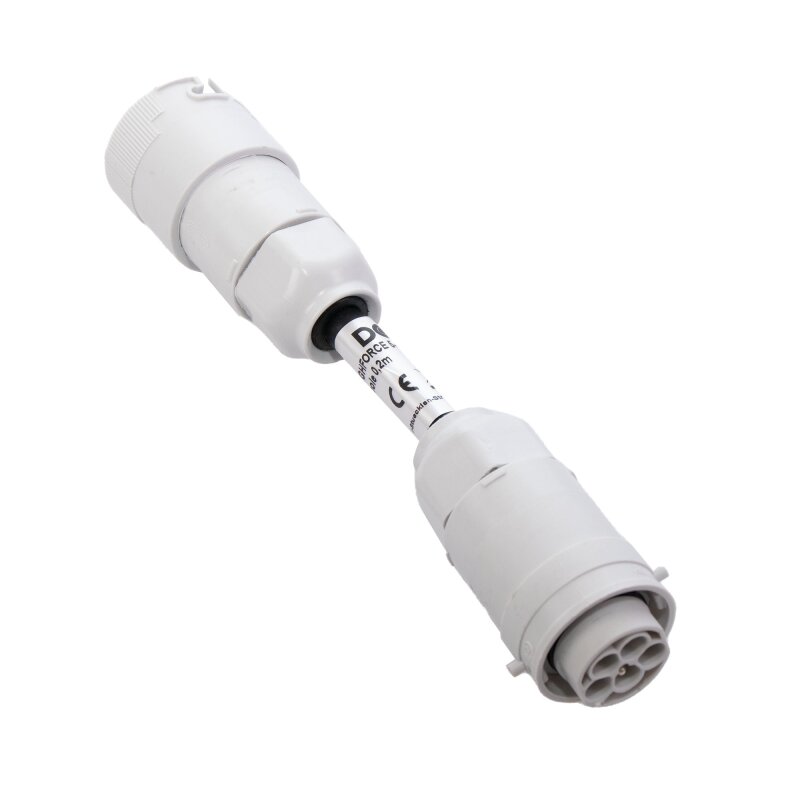 DOTLUX Verbindungskabel HIGHFORCE Mit Automatischem Phasenwechsel Nicht Dimmbar 3phasig 5-polig 5x1,5qmm Stecker/Buchse 0,2m