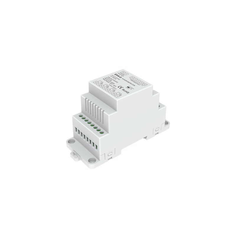 DOTLUX LED-Verstaerker Hutschiene Max. 480W Fuer Mehrfahrbige LED-Streifen 4 Kanaele 4x 5A (12-24V)