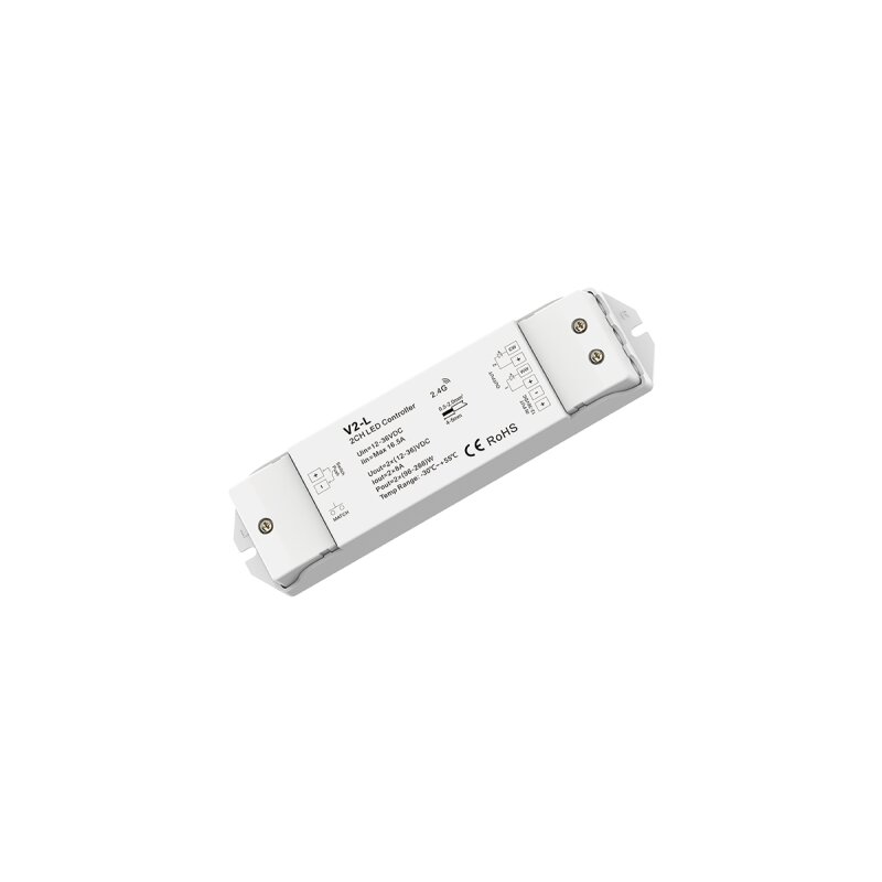 DOTLUX LED Funk-Empfaenger/Dimmer Fuer Zweifarbige LED-Streifen Fusion Technologie 2x 8A 12-36V DC
