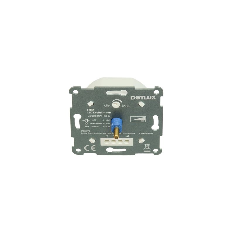DOTLUX LED-Drehdimmer 5-100W Dimmbar Phasenabschnitt
