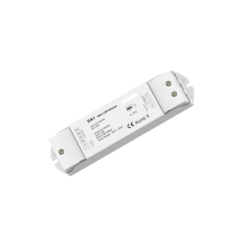 DOTLUX 1Kanal DALI-Dimmer Max.360W Fuer LED-Streifen 1x15A 12- 24 V PWM