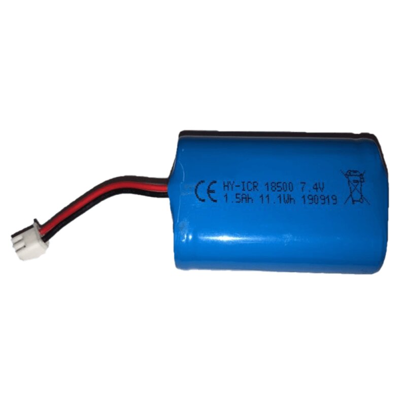 Ersatzakku Fuer LED-Solar-Leuchten FLASHwall Und FLASHground, 7,4V DC 2200mAh Li-Ion