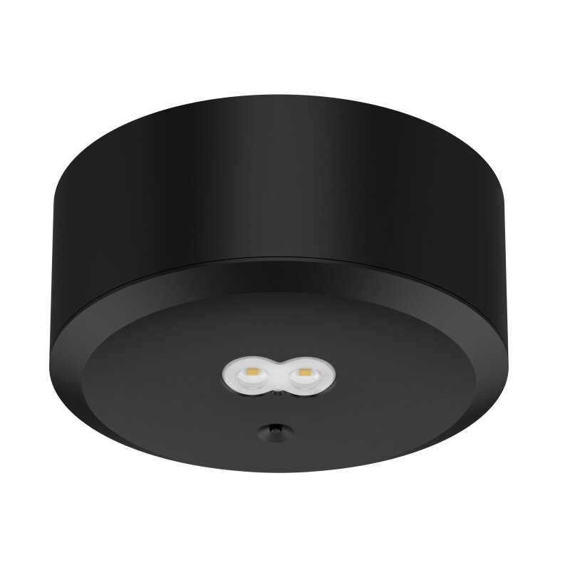Schwarzes Gehaeuse Fuer DOTLUX LED-Sicherheitsleuchte EXITtop 3679-1 Und 5098